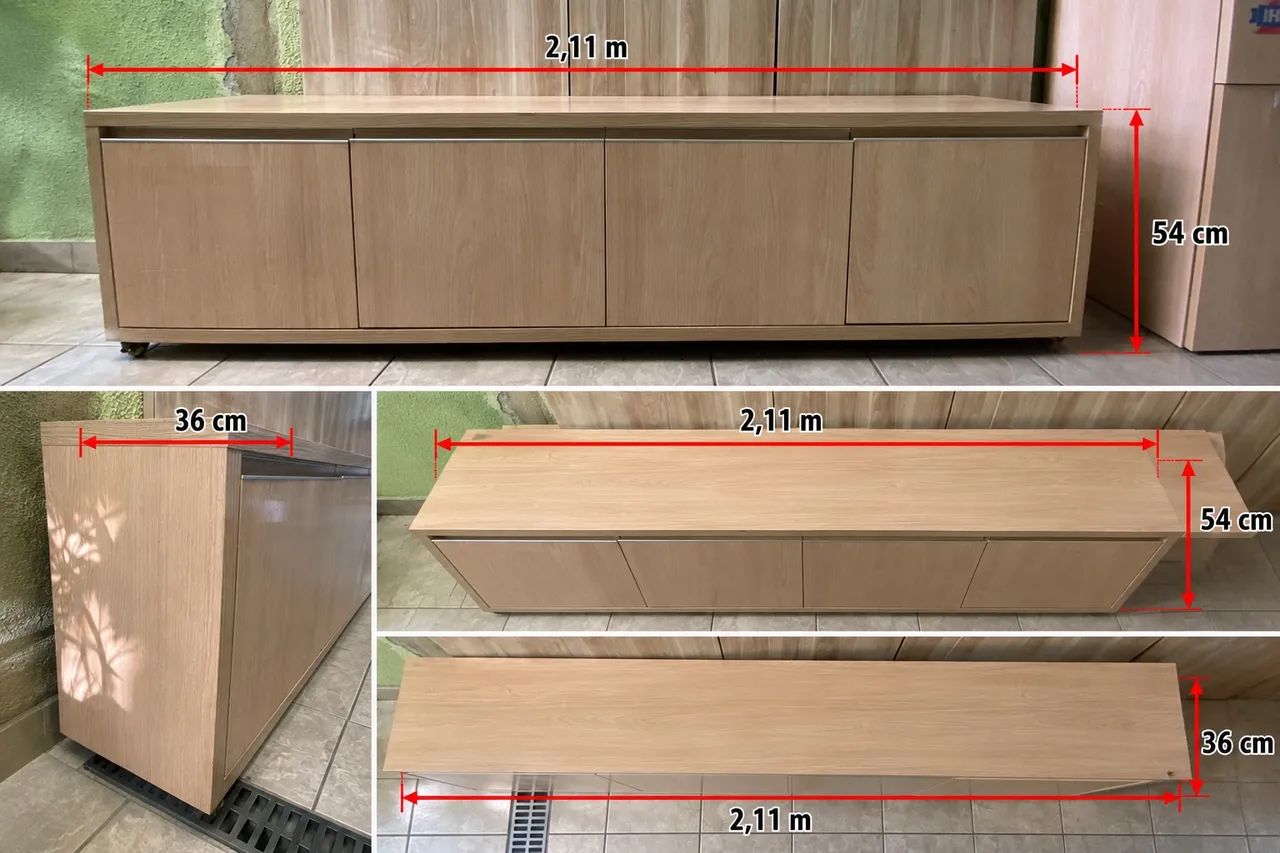 Móvel 100% MDF com Rodinhas 