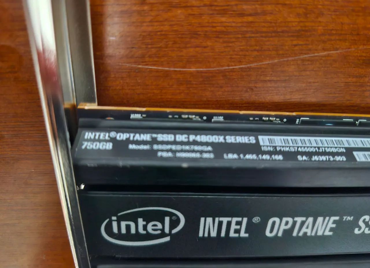 SSD Intel Optane DC P4800x 750GB - Armazenamento - Cidade Nova