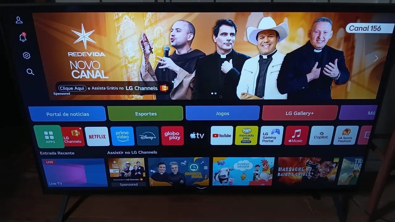 Vendo tv lg 55 polegadas ua8550 zerada sem nenhum detalhe. - Foto 2