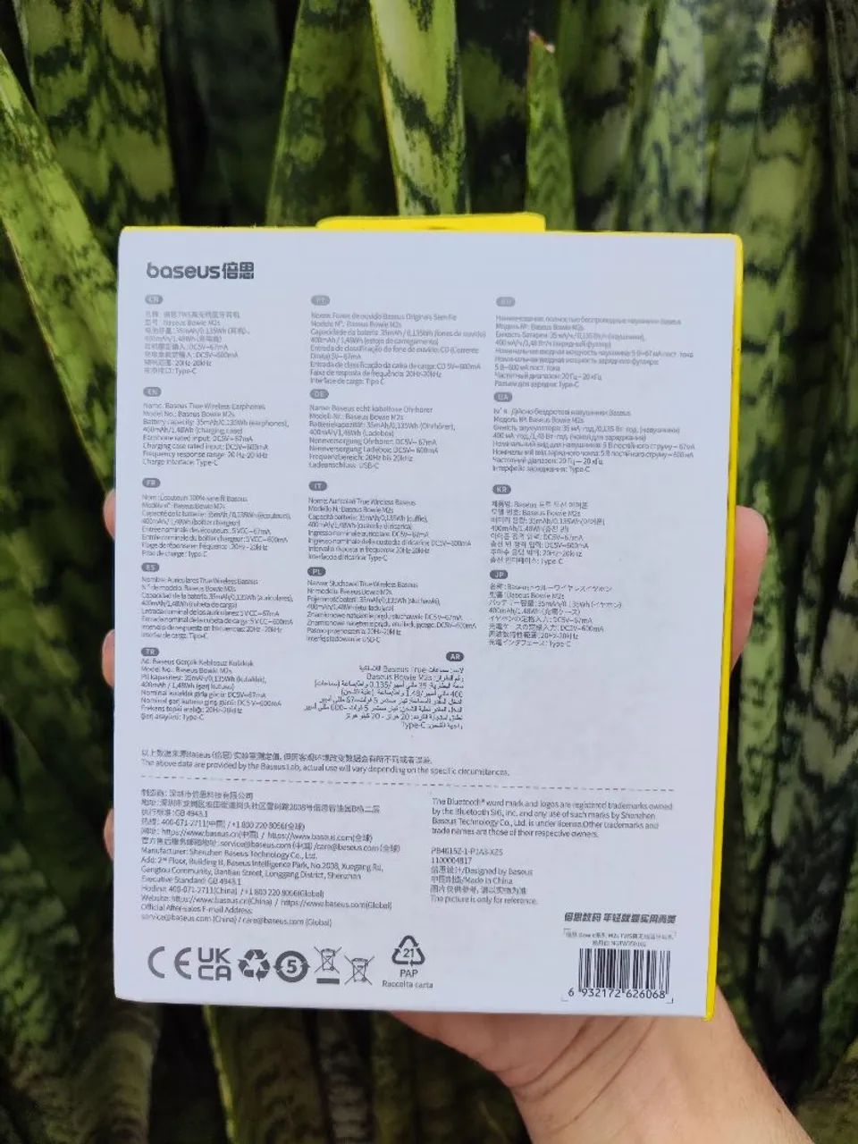 Fones Bluetooth Baseus M2s ANC Lacrados  - Foto 2