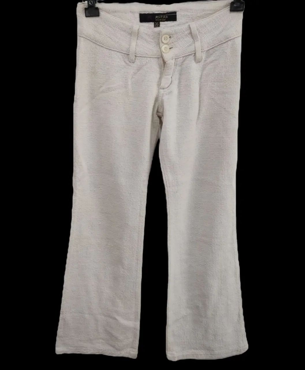 Calça bege Tam 36