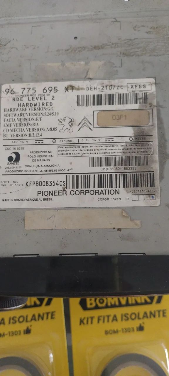 Vendo um som original do pejo  - Foto 2