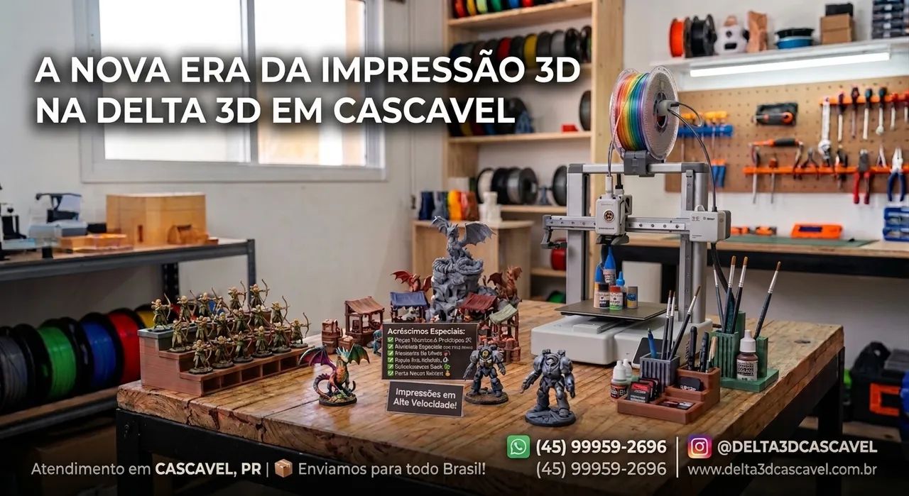Itens personalizados 3 D