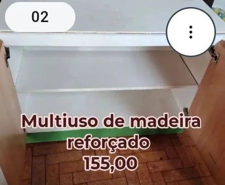 Multiuso de madeira reforçada  - Foto 2