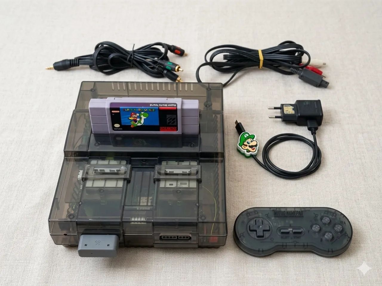 Super Nintendo MOD USB-c, MOD Vídeo Componente, MOD Amp Áudio 
