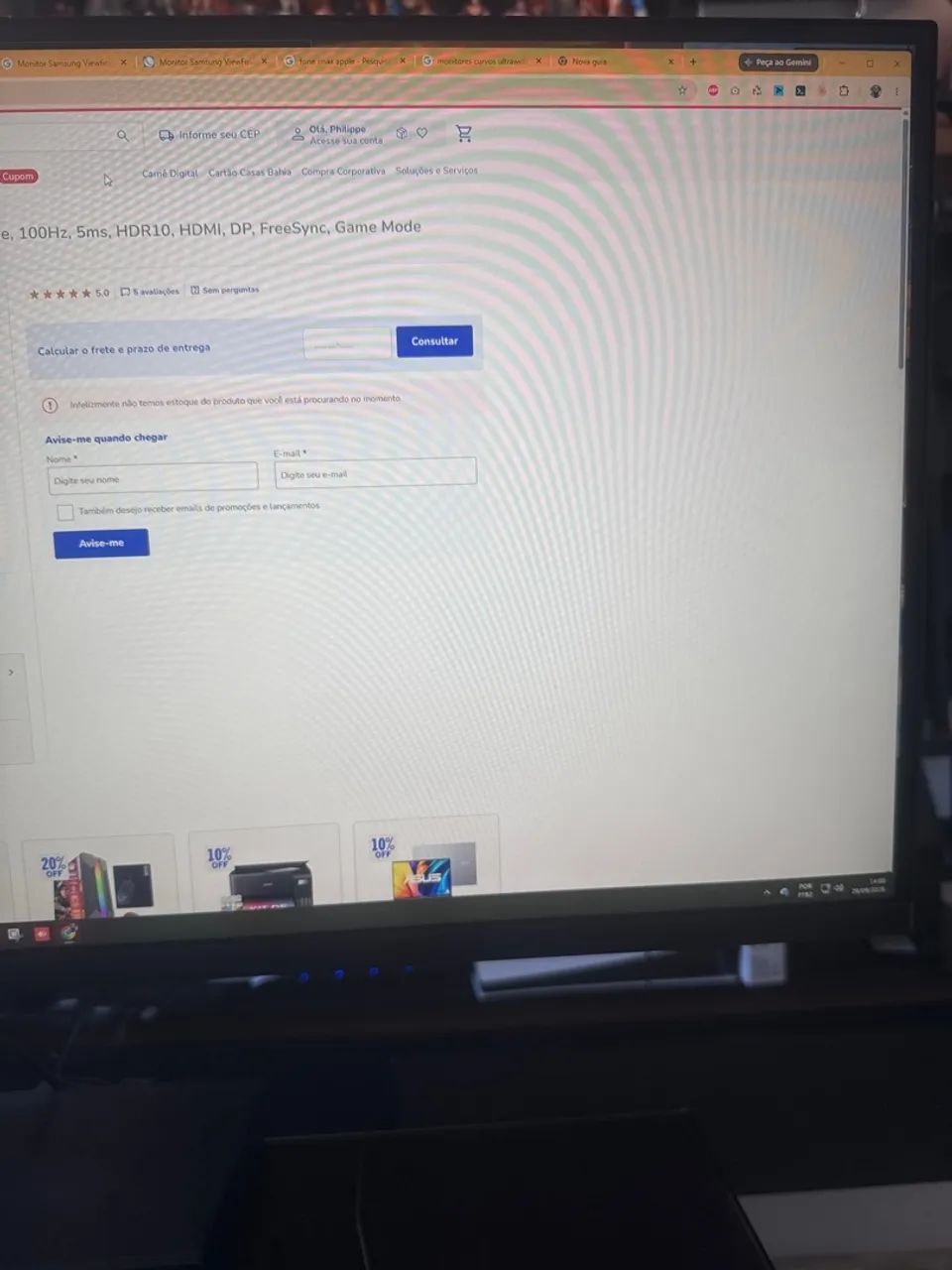 Monitor Samsung Viewfinity S5 34? Ultrawide  - Foto 4