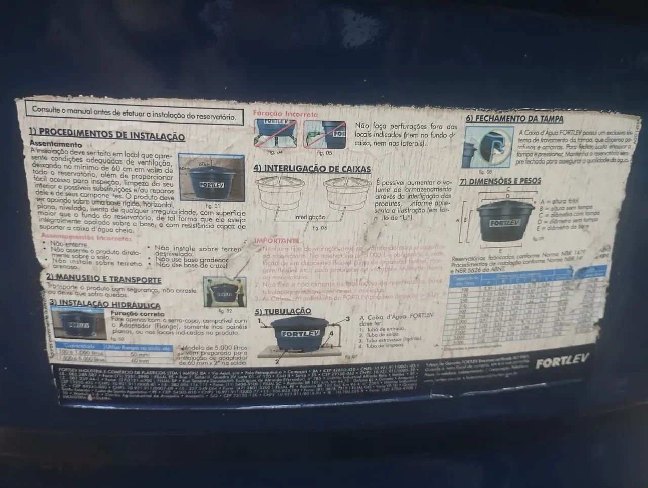 FORTLEV 1000L CAIXA D`AGUA - Foto 4