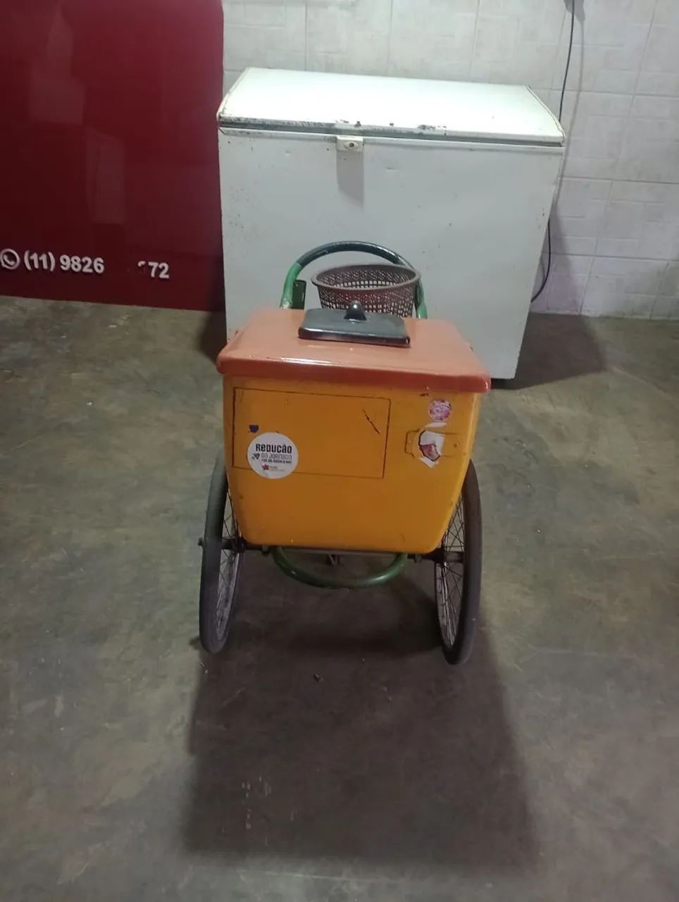 Carrinho de sorvete duplo sem placa de gelo  - Foto 2