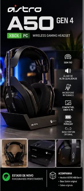 Fone astro a50 gen 4 (xbox pc)