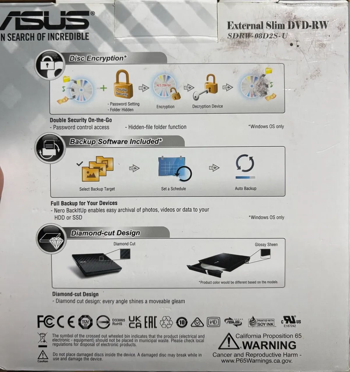 Leitor de CD e DVD Externo  - Foto 2