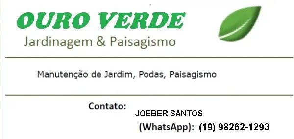 Jardineiro Limpeza e Conservação