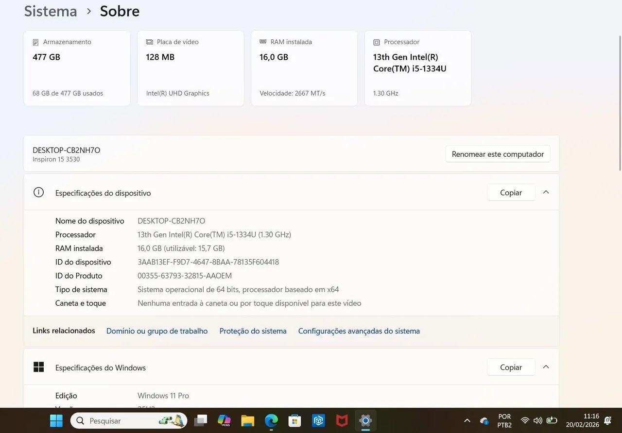 Notebook Inspiron 15 3530 - Foto 2