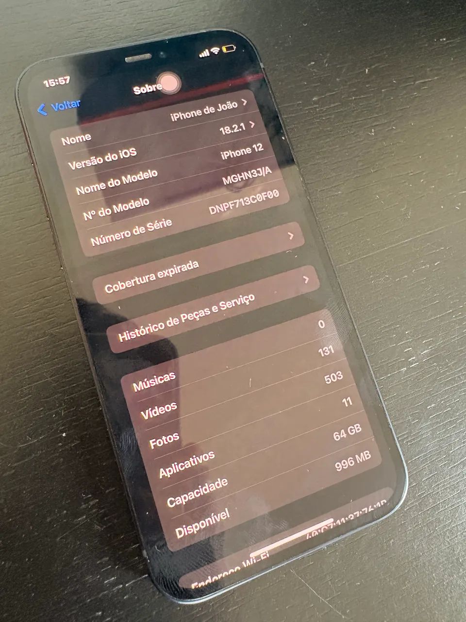 iPhone 12 preto em ótima condição - Foto 2