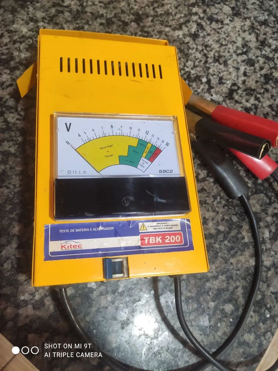 Teste para Bateria E Alternador TKB 