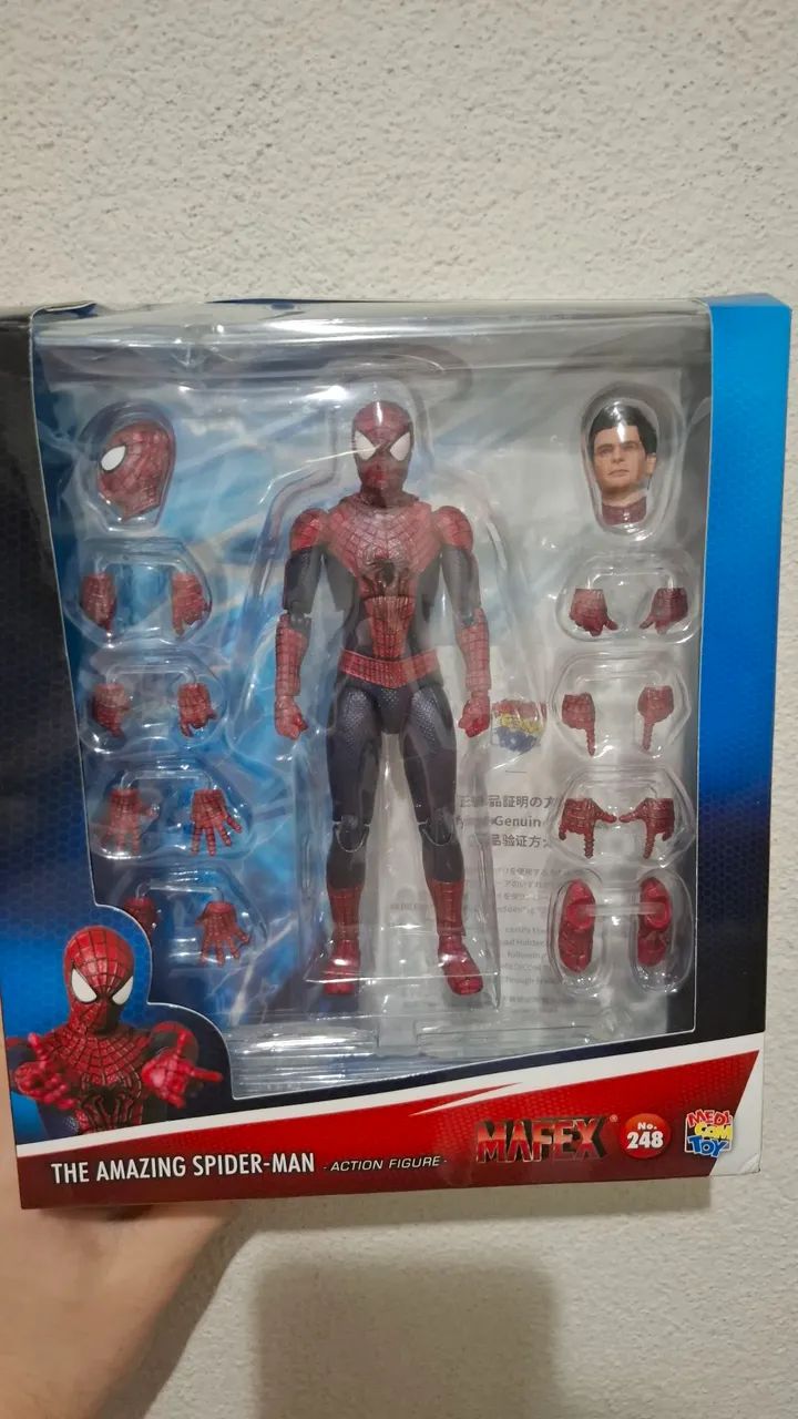MAFEX 248 THE AMAZING SPIDER-MAN フィギュア MAFEX No. 248 The Amazing Spider-Man with Sturdy Protective Clear