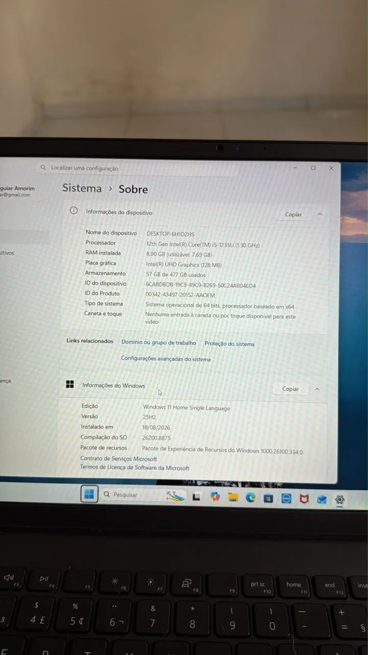 Notebook Dell i5 de 12 Geração  - Foto 3
