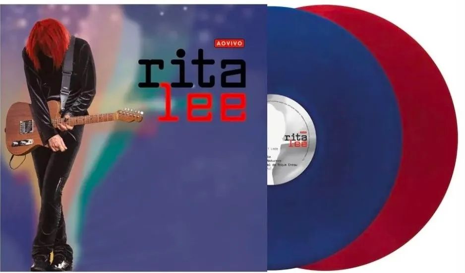LP Vinil Rita Lee - ao Vivo (2LP Azul / Vermelho)