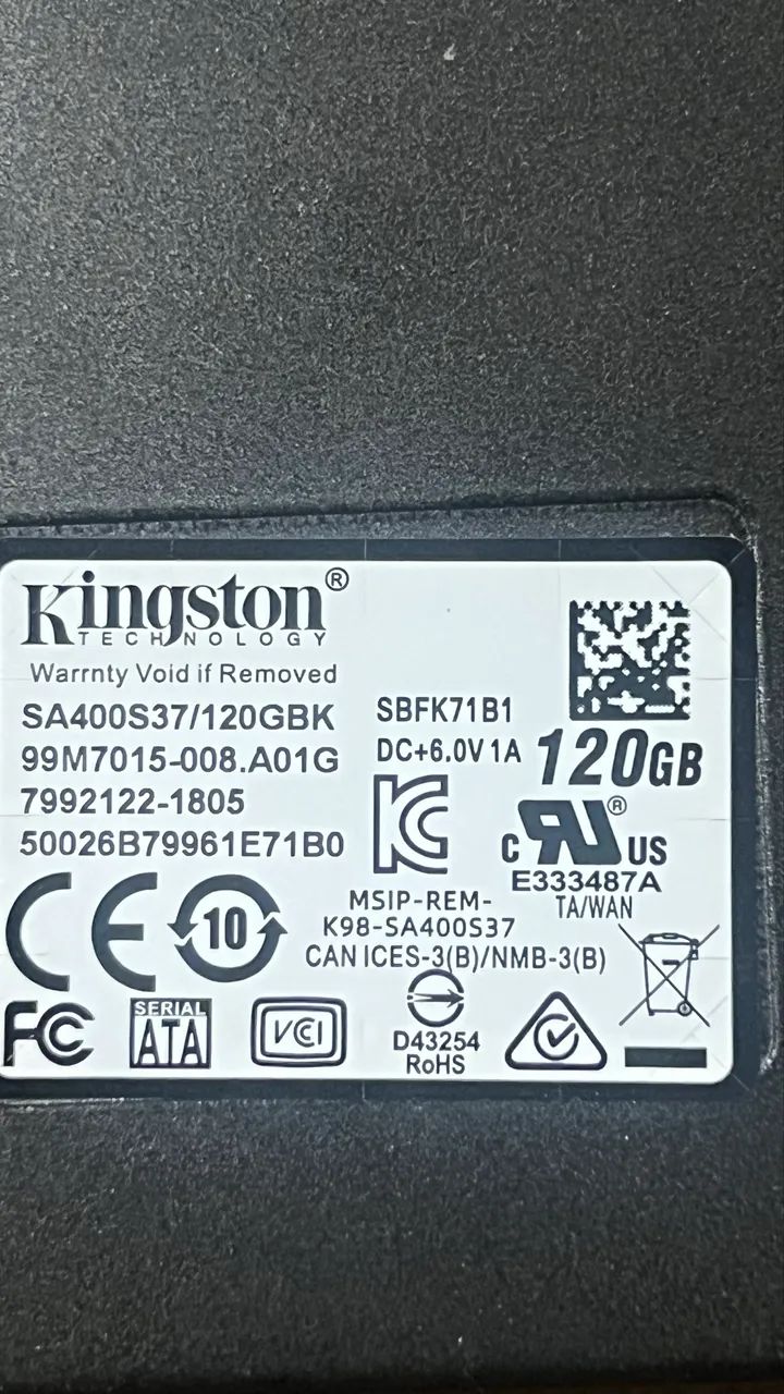 SSD Kigston A400 120GB - Foto 3
