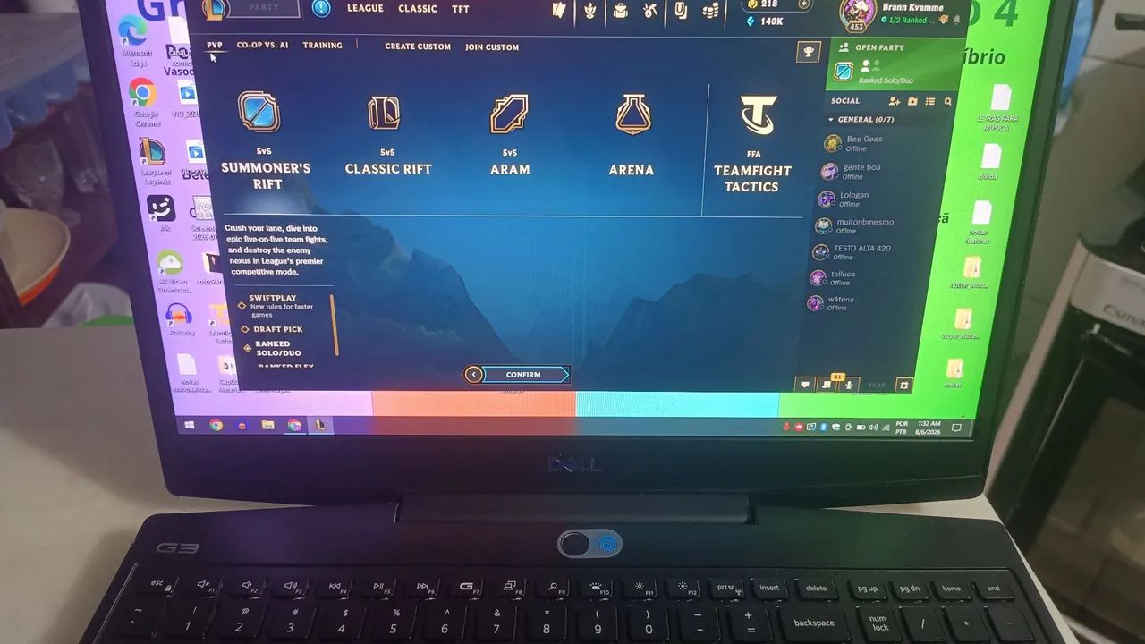 Notebook Gamer Dell 16GB RAM i7 NVIDIA GeFoRce RTX 2060 - Foto 5
