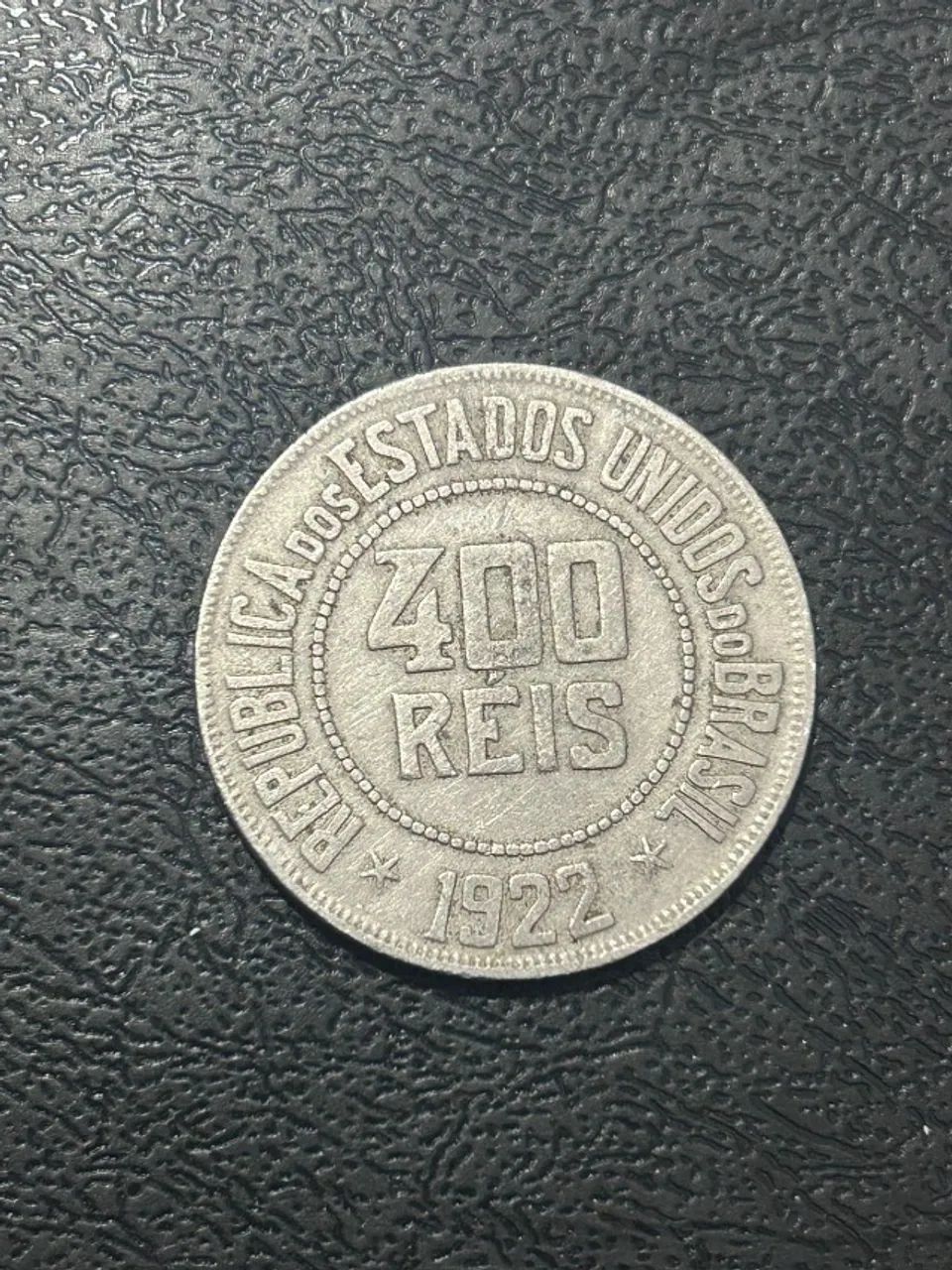 ? Moeda 400 Réis 1922 Centenário da Independência Original