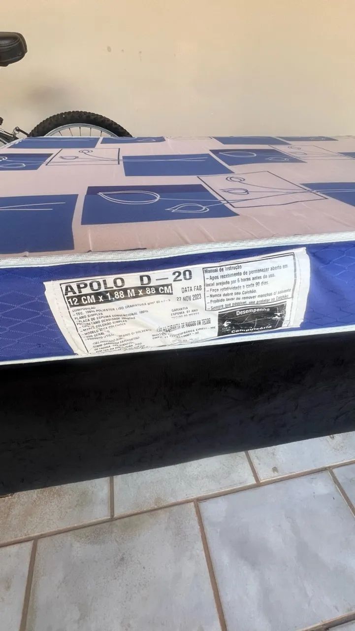 Cama box solteiro com colchão  - Foto 2