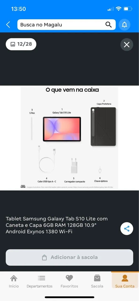 Tablete Samsung 