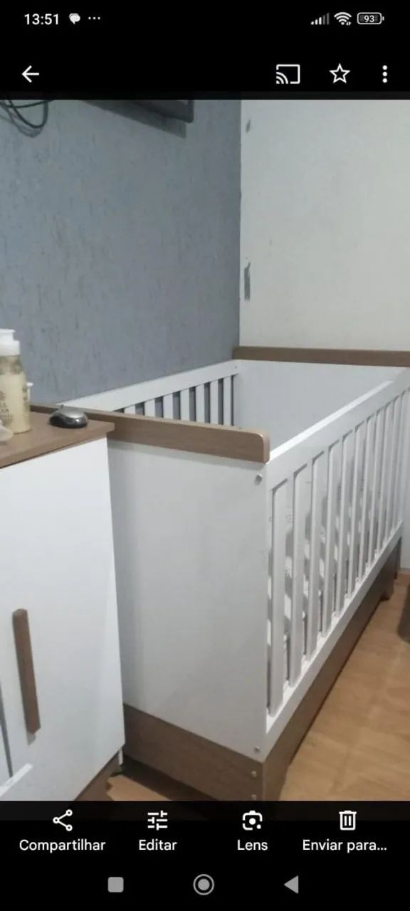 Berço. E mais o colchão. Porém está desmontado..  - Foto 2