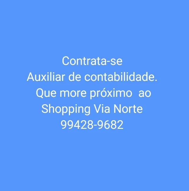 Auxiliar de contabilidade e Auxiliar de administração 