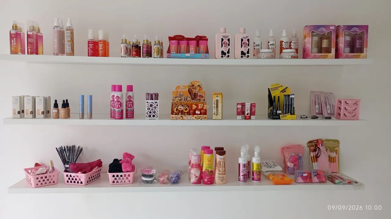 Conjunto de pratileiras e balcão em MDF - Foto 5
