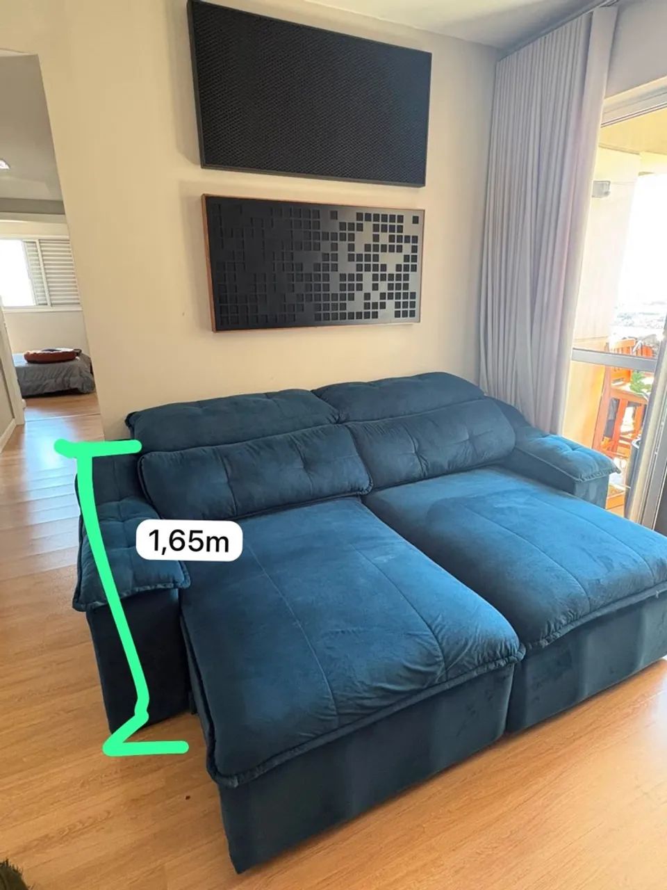 VENDO SOFÁ 4 LUGARES - Foto 2