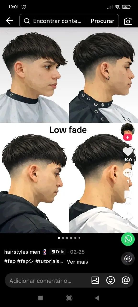 CORTE  MASCULINO SOCIAL E DEGRADÊ  - Foto 3