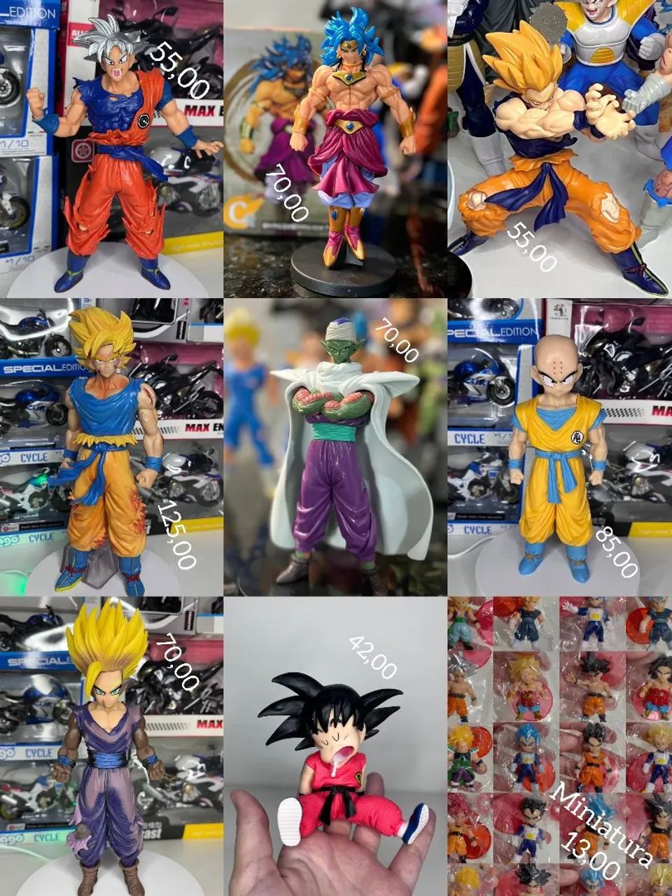 Action figure dragon ball z bonecos NOVOS - Foto 2