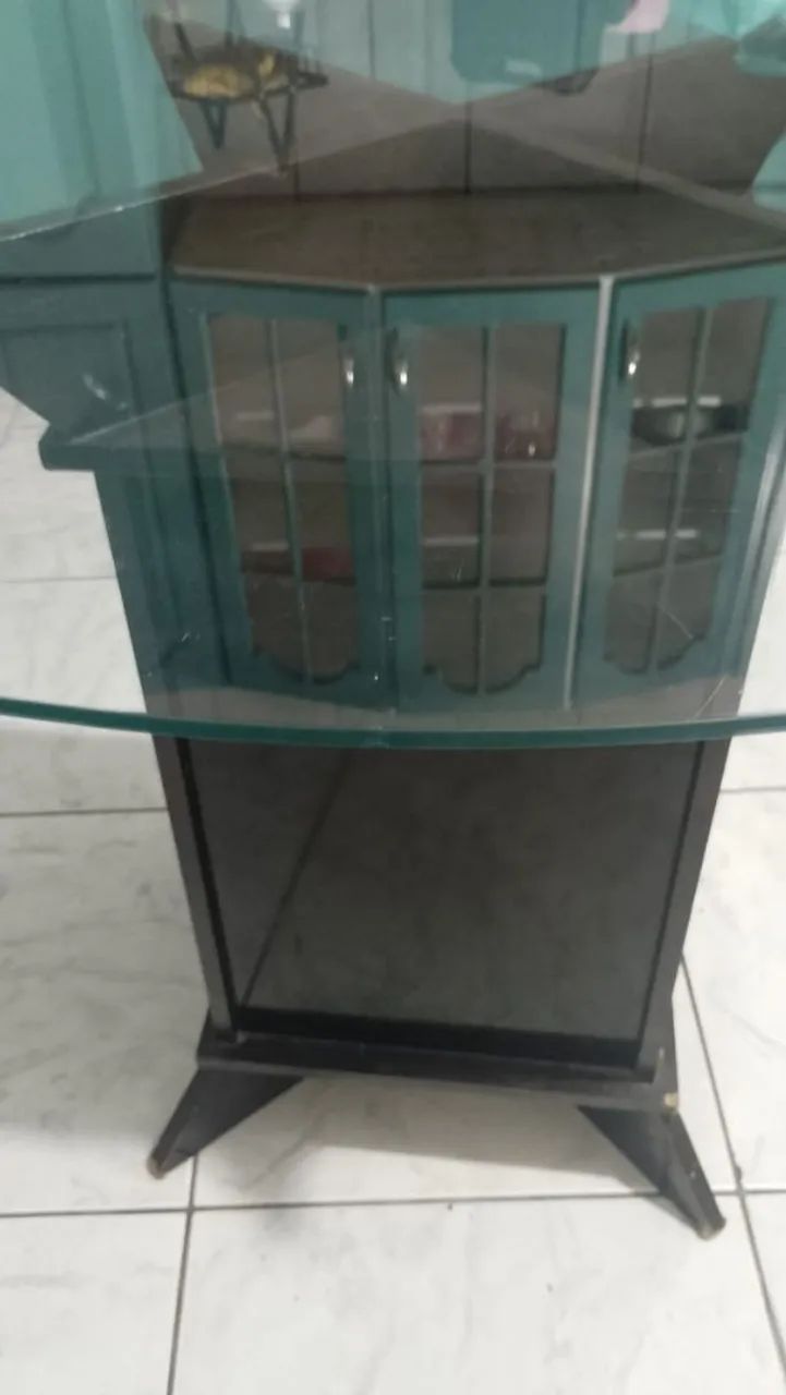 Mesa redonda de vidro  - Foto 2