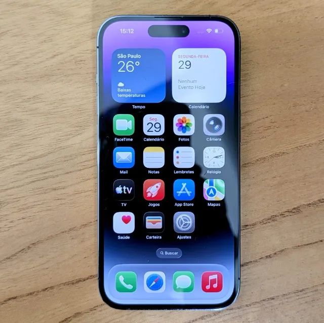 Apple iPhone 14 Pro 128GB Roxo Anatel com Caixa Original + 2 Cabos Extras