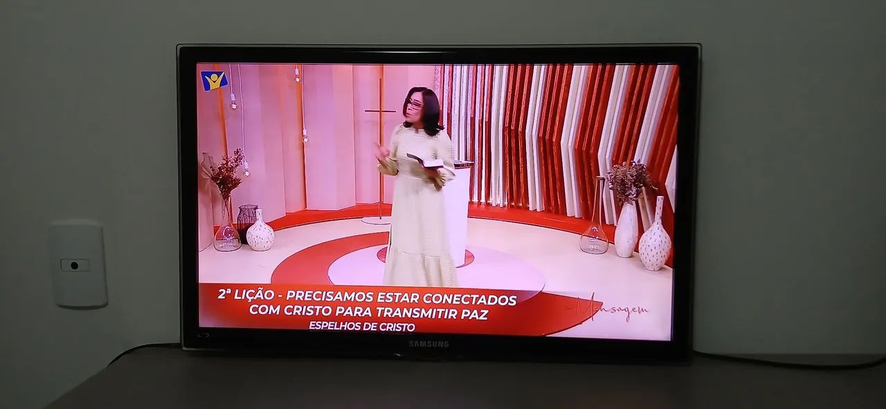  TV DE LED SAMSUNG 24 POLEGADAS COM CONVERSOR DIGITAL EMBUTIDO 