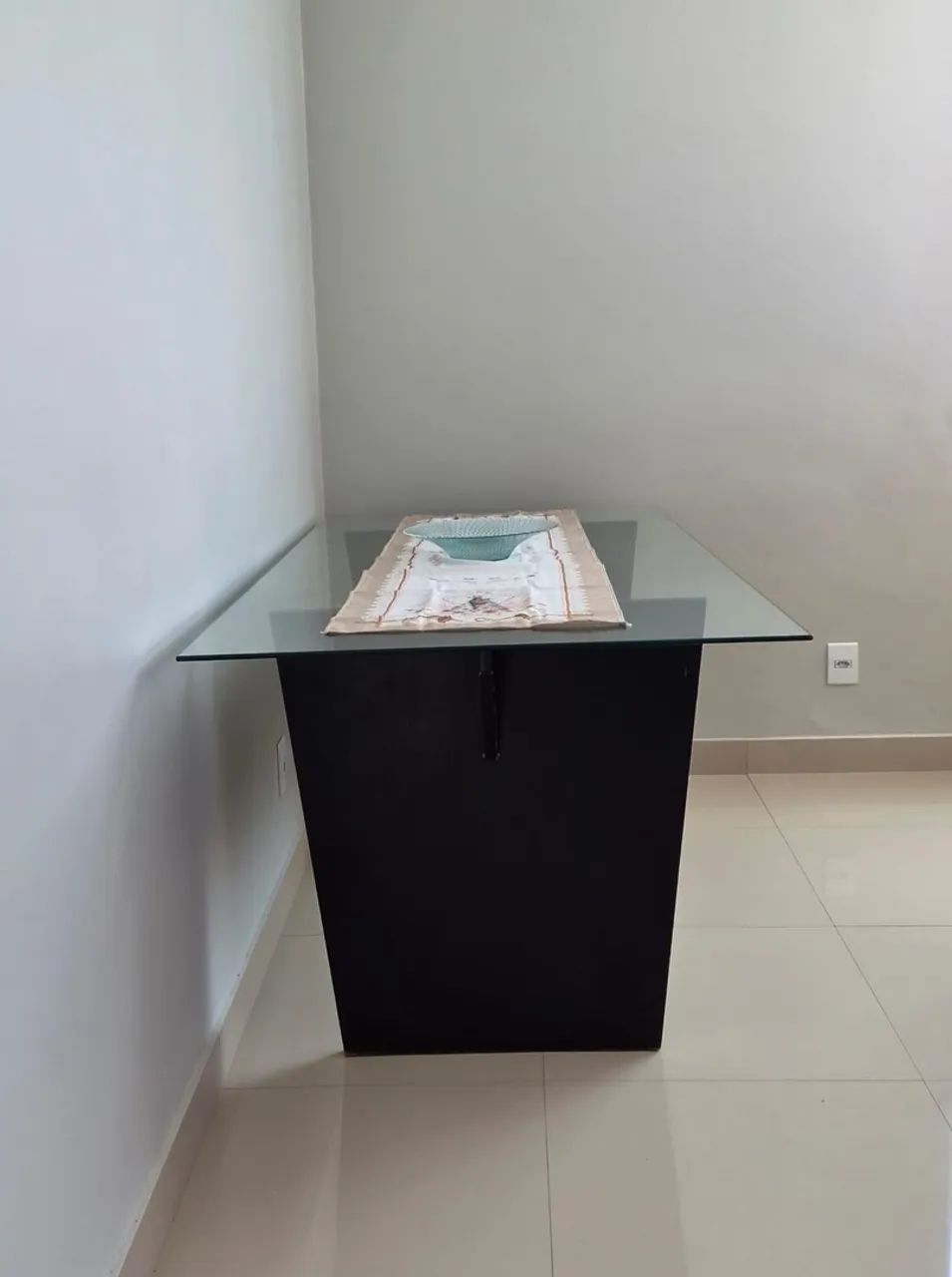 Mesa de jantar de vidro - 6 lugares - Foto 2