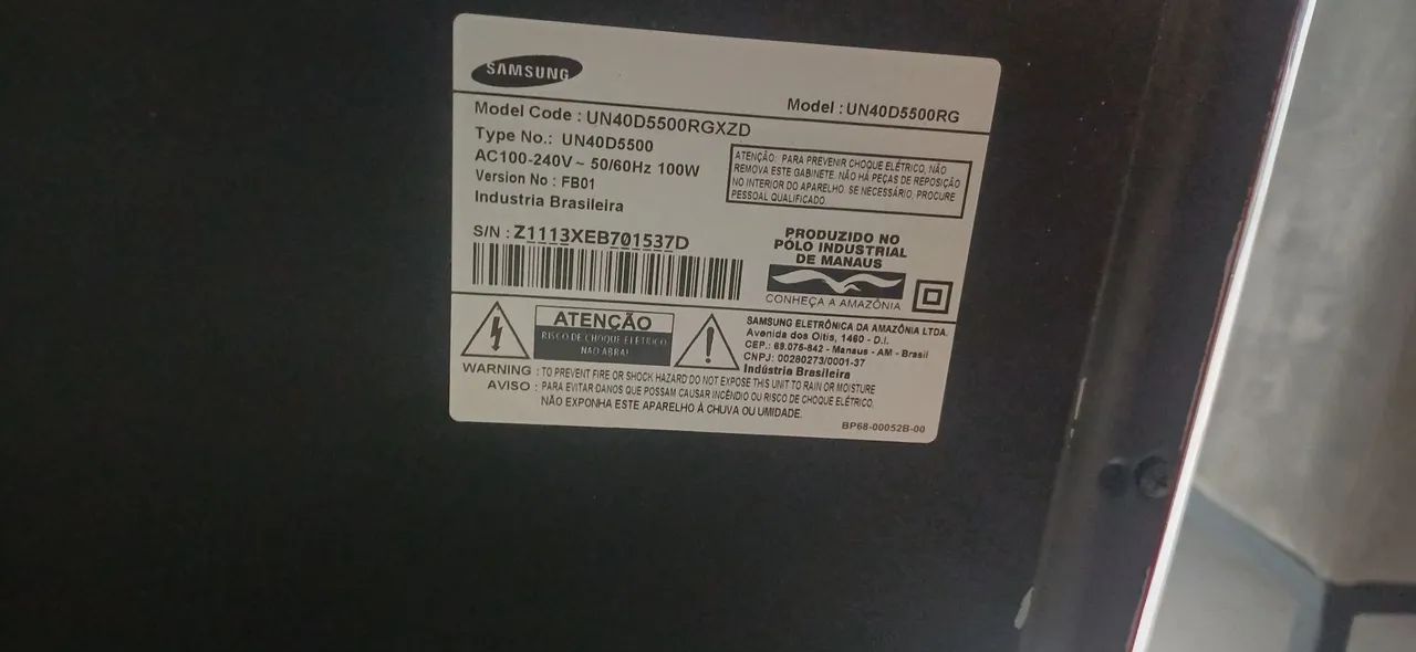 SAMSUNG TV 40 POLEGADAS(desliga sozinha e liga denovo, sobreaquecimento - Foto 2