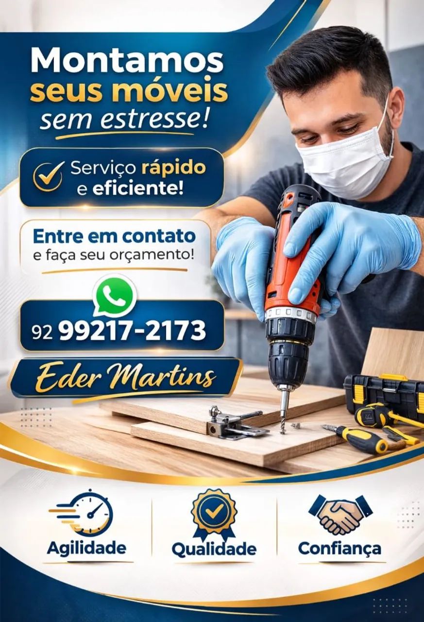 Montador profissional / Montagem e Desmontagem 