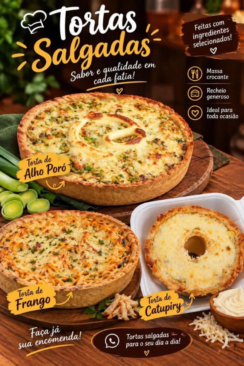 Tortas doces e salgados, pavês  - Foto 3