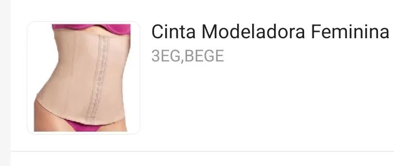 Vendo cinta modeladora feminina 