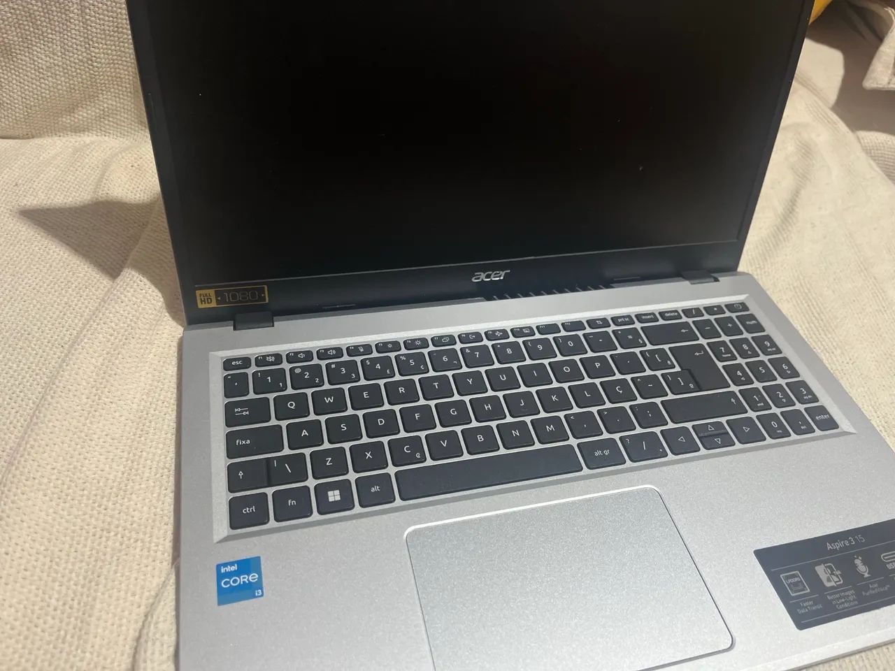 Notebook Acer aspire 3 15 I3