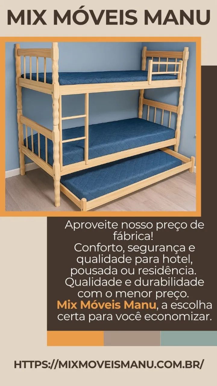 BELICHE COM CAMA AUXILIAR  - Foto 4