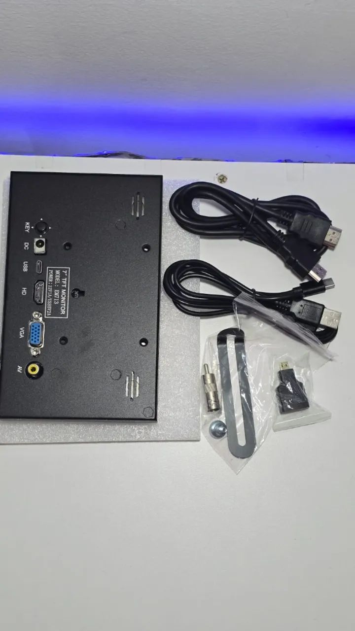 TELA LCD 7 POLEGADAS - HDMI/VGA  - Foto 5