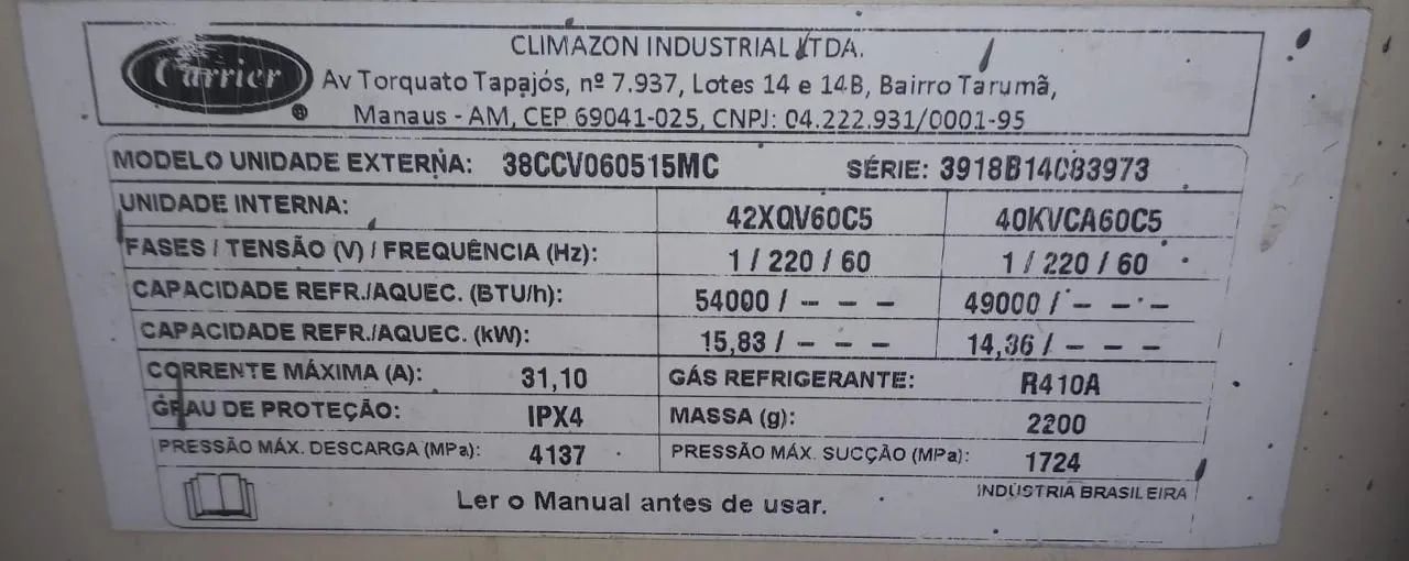 Ar condicionado 56 mil Btu - Foto 3