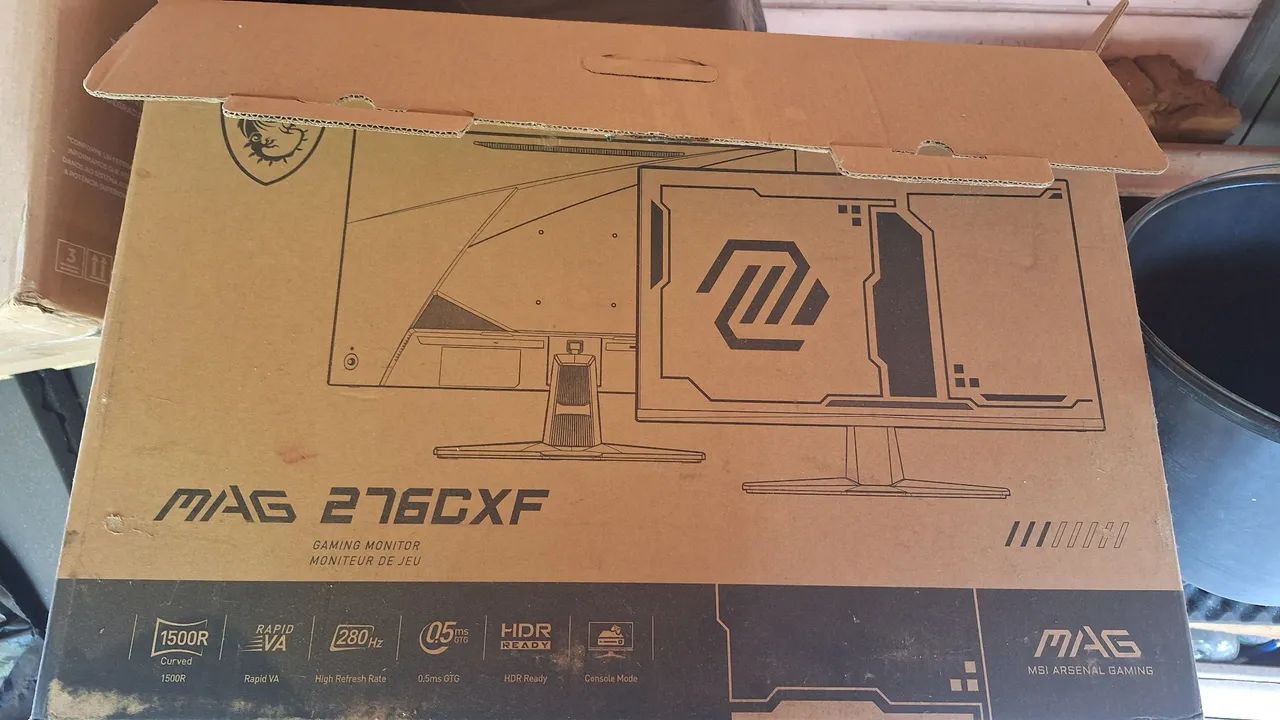 Monitor gamer 27 polegadas curvo msi 280hz  - Foto 4