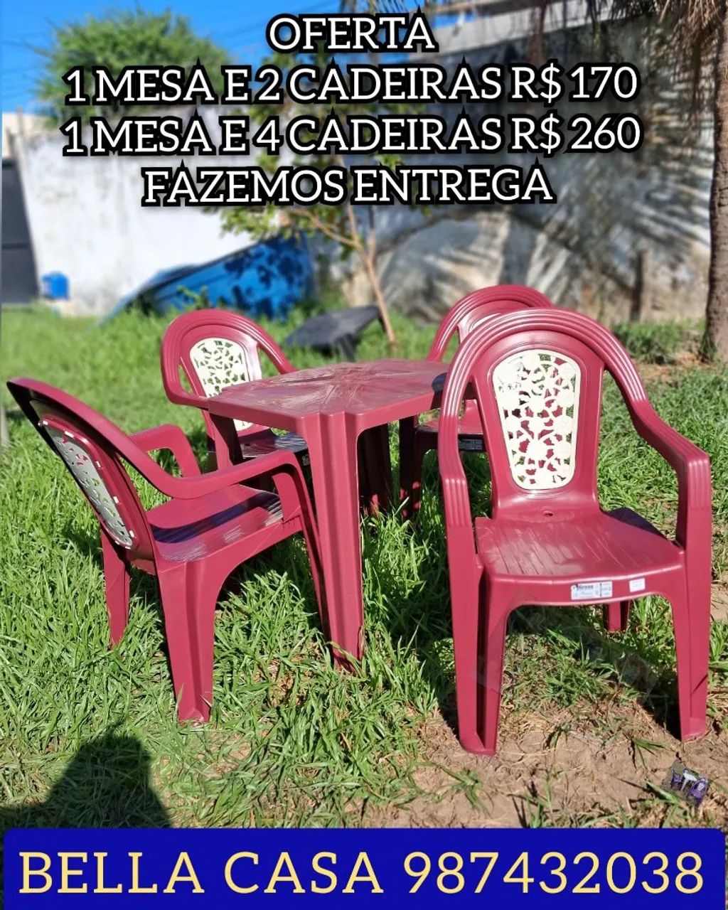 CONJUNTO DE MESA VERMELHA FRAMBOESA 