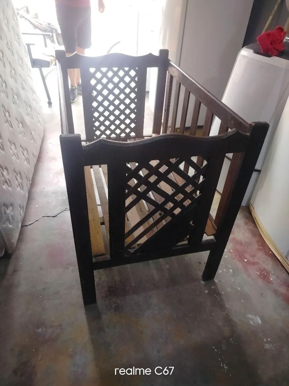 Mini berço de sucupira  - Foto 2
