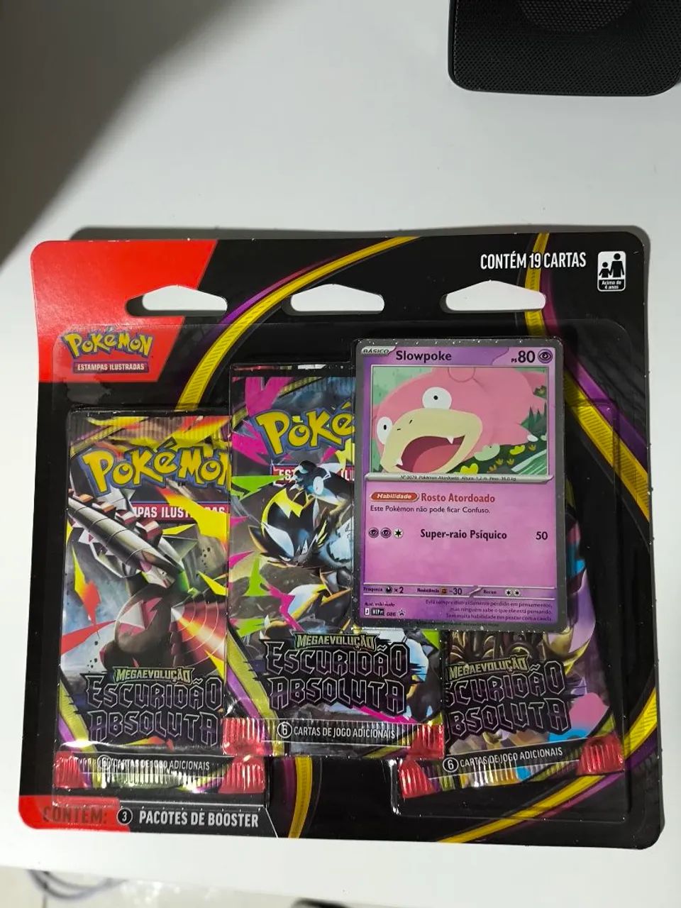 Pokémon - ME05 Escuridão Absoluta -Triple Pack, Blister Triplo