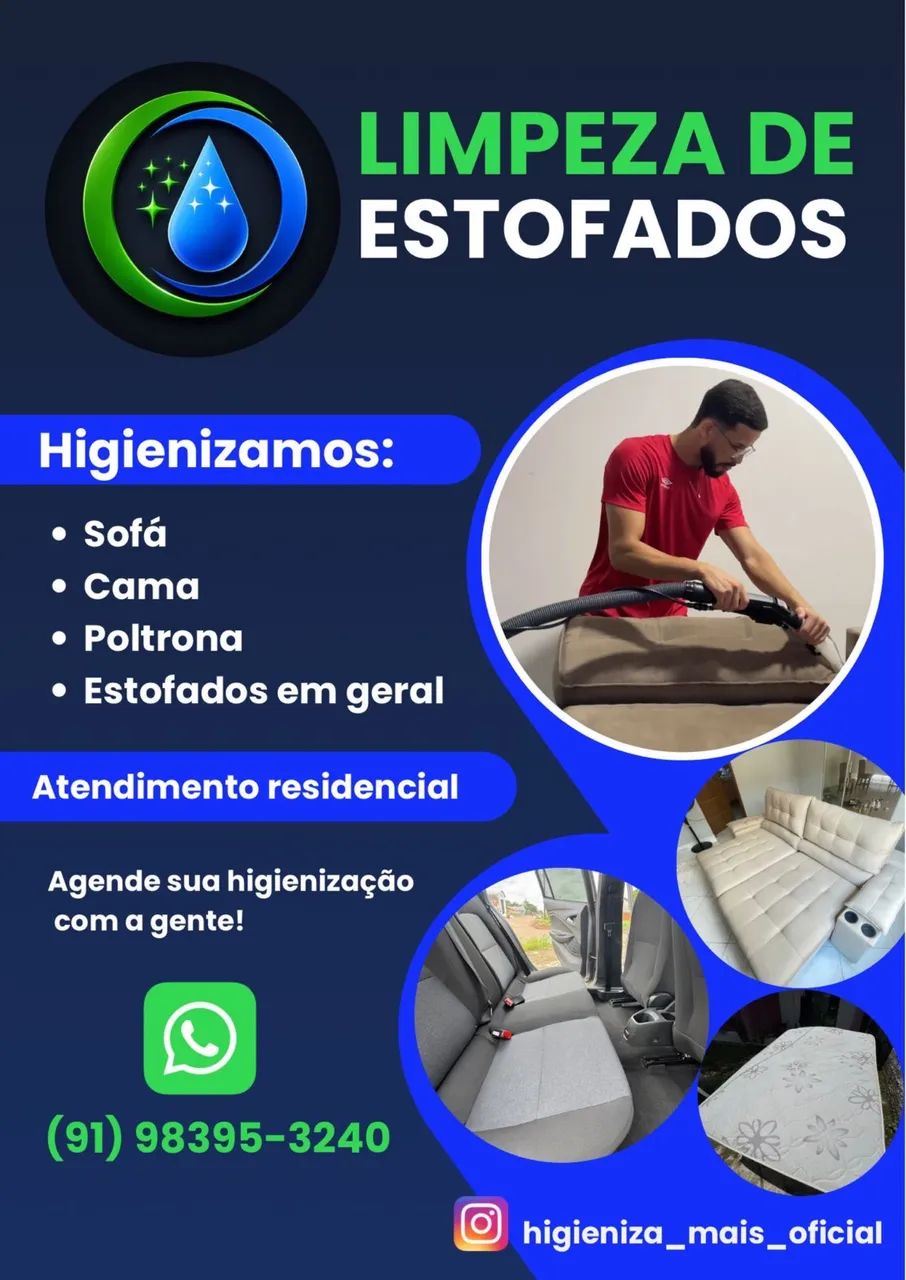 Higienização de estofados 