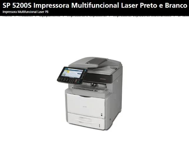 Impressora Multifuncional RICOH SP5200 (USADA) - Foto 3